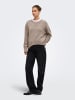 ONLY Strickpullover in Taupe Gray