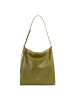 DuDu Up Schultertasche Leder 32 cm in olive green
