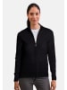 CASH-MERE.CH Cardigan mit Reissverschluss in Schwarz