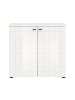 xonox.home Sideboard (B/H/T): 138x86x37 in weiß Hochglanz und weiß NB