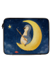 Mr. & Mrs. Panda Laptoptasche Pinguin Mond Design ohne Spruch in Weiß