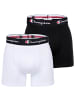 Champion Boxershort 2er Pack in Weiß/Schwarz