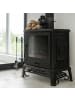 relaxdays Kaminholzkorb in Schwarz - (B)52 x (H)44 x (T)31 cm