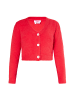 myMo Cropped Strickjacke in Rot