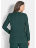 GOLDNER Langarm Jersey-Blazer, Baumwolle in smaragd