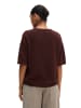 Marc O'Polo Kurzarm-Pullover loose in Black Cherry