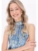 IZIA Women Dress in blue multicolor