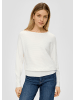 s.Oliver Strickpullover langarm in Creme