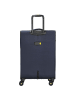 D&N Travel Line 9704 - 4-Rollen-Trolley M 68 cm erw. (grey) in dark blue