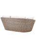 Beliani Sonneninsel CAVO in Naturfarben/Beige - (W) 227 x (H) 80 x (L) 124 cm
