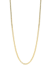 Adeliás Unisex Halskette – Venezianerkette aus 333 Gold 45 cm in gold