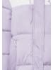 myMo Wattierte Steppjacke in Lavendel Wollweiss