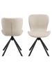 ebuy24 Esszimmerstuhl BatildaA1 Beige 2er Set