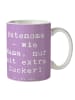 Mr. & Mrs. Panda Tasse Spruch Patenoma Liebe mit Spruch in Lavendeltraum
