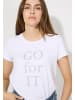 More & More Wordingshirt in white