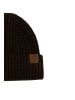 Faera Strickmütze warmes Design in Dunkelbraun