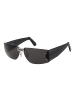 GCDS Unisex Sonnenbrille Rechtwinklig Schwarz