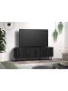ebuy24 TV Tisch Ronin Schwarz 180 x 45 cm