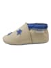 Bemesu Baby-Leder-Laufschuhe, komfortabel mit rutschfester Sohle- blauen Sternenmotiven