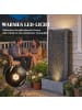 Outsunny Gartenbrunnen,37,5L x 22B x 80H cm,Grau