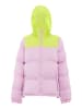 cosimon Damen Wattierte Steppjacke in Macaron Pink Saure Limette