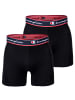 Champion Boxershort 2er Pack in Schwarz