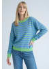 mimo Women Sweater in BLUE STRIPES