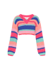 myMo Women Sweater in orange multicolor