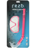 Rezo Schnorchelset Matira in 4139 Shocking Pink