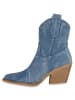 VAN HILL Cowboy Boots Rosalind in Hellblau Denim