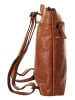 SPIKES & SPARROW Rucksack echt Leder in cognac