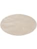 Snapstyle Hochflor-Teppich Livorno Rund in creme