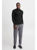 CASUAL FRIDAY Troyer Karlo structured zipper knit in Schwarz