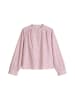 Marc O'Polo Geraffte Bluse loose in Light Pink