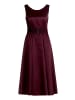 Vera Mont Cocktailkleid mit Gürtel in Strong Aubergine
