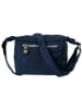 Bag Street Handtasche, Abendtasche Nylon blau ca. 17cm