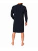 NORMANN langarm Nachthemd Bündchen print - 70637 in marine