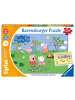 Ravensburger tiptoi® Puzzle für kleine Entdecker: Peppa Pig - 2x24 Teile