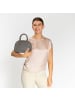 Lazarotti Bologna Leather Handtasche Leder 24 cm in grey 2