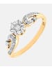 Diamant L'éternel Ring aus 375 Gelbgold mit Diamant