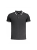 cavalli CLASS Schwarzes Baumwoll-Polohemd
