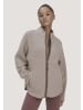 Hessnatur Fleece Jacke in mandelbraun