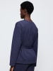 Triumph Morgenmantel Cozy Comfort Robe Top Quilted in BLUE - DARK COMBINATION