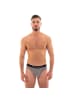 Bruno Banani Slip 2er Pack in Schwarz/Grau