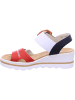 rieker Keilsandalette in rot