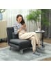 HOMCOM Schlafsessel-75L x 70B x 75H cm-Dunkelgrau