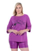 Ulla Popken Langarmshirt in brombeere