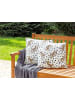 Beliani 2er-Set Gartenkissen ARENZANO in Bunt/Beige/Blau