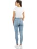 Janice 4 x Damen crop T-Shirt Nantes in Weiß