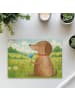 Mr. & Mrs. Panda Familienpuzzle Hund Blume Design ohne Spruch in Weiß